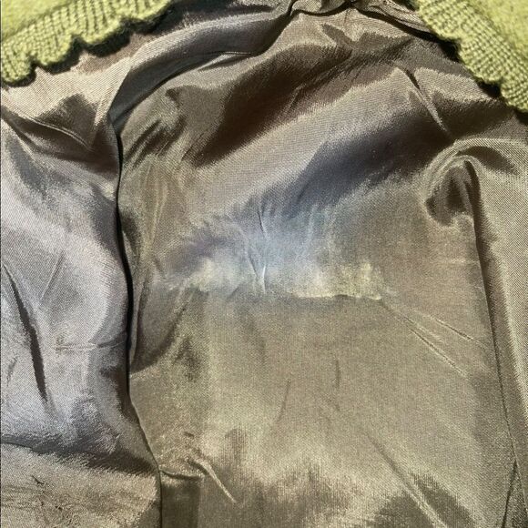 Vintage Handmade Drop Waist Dress with Appliqué & Crochet Accents - Picture 14 of 15